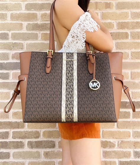 michael kors fragrance tote bag|Michael Kors outlet large tote.